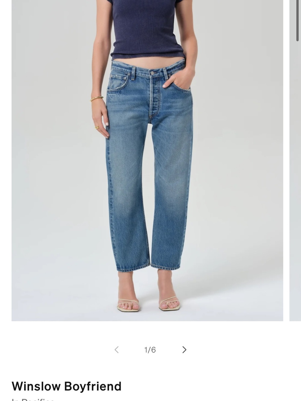 Citizens of Humanity Winslow Boyfriend Jean
